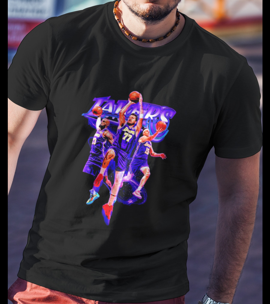 Lakers Lakeshow Big 3 Players Los Angeles Lakers Basketball Team T-Shirt
