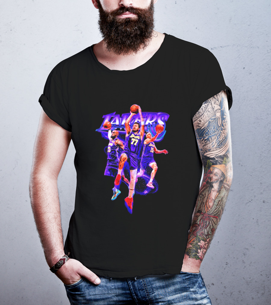Lakers Lakeshow Big 3 Players Los Angeles Lakers Basketball Team T-Shirt