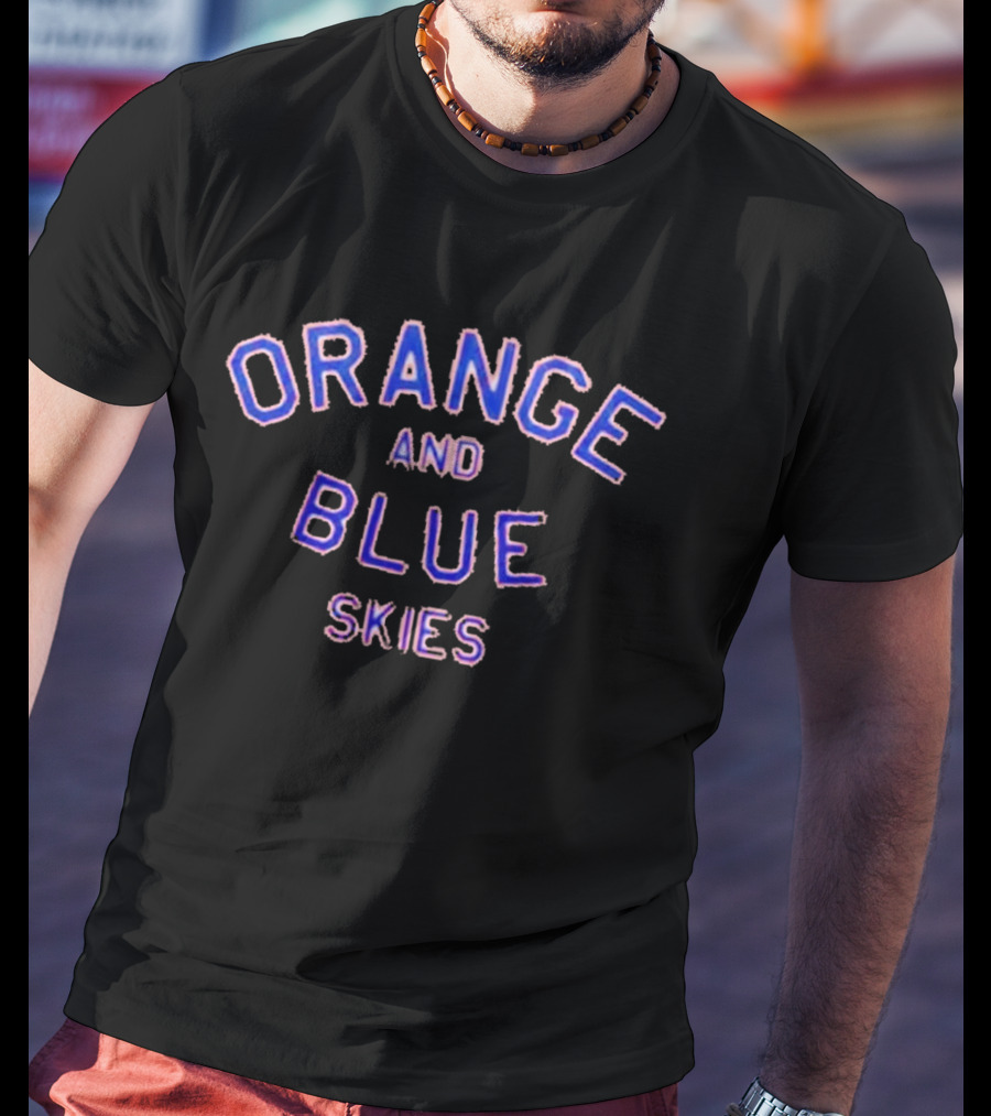 New York Knicks Orange And Blue Skies 2026 T-Shirt
