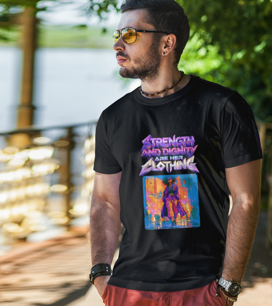 Strength And Dignity Street Girl Urban Vibes T-Shirt