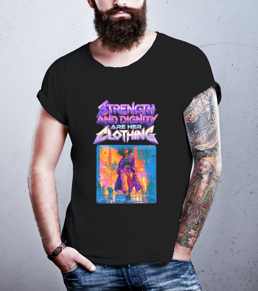 Strength And Dignity Street Girl Urban Vibes T-Shirt