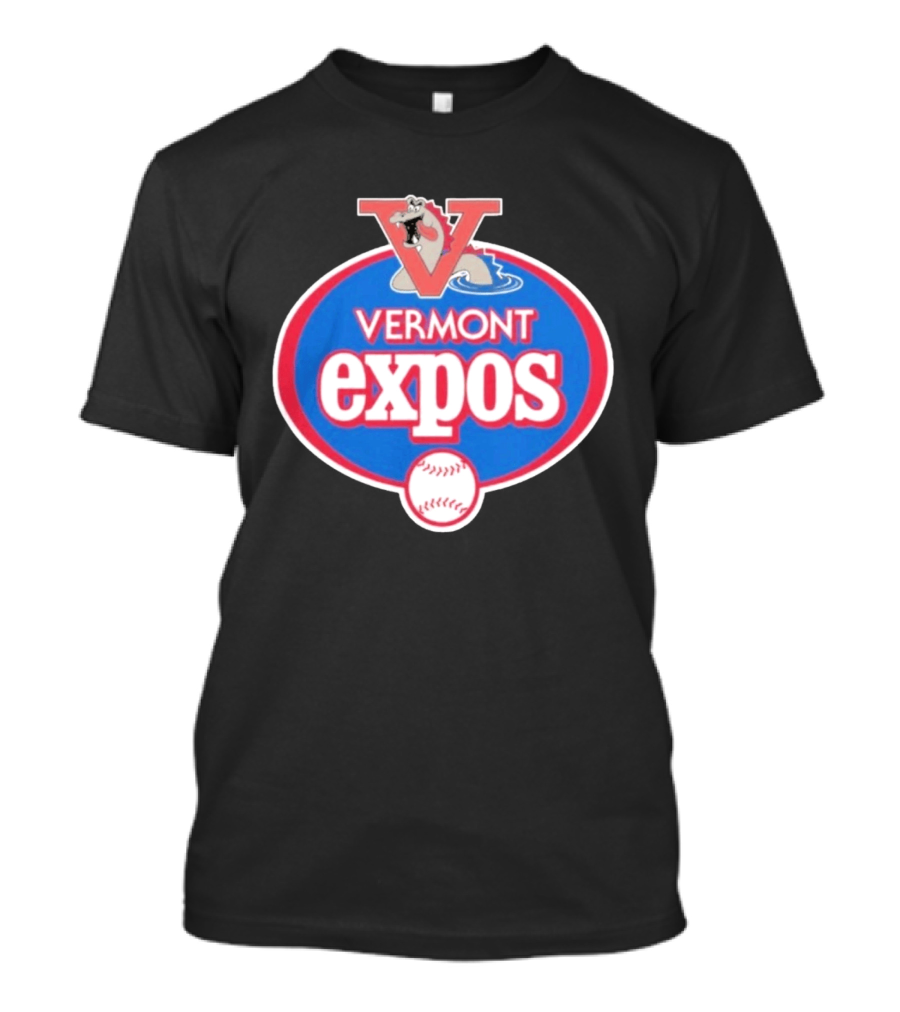Vermont Expos Baseball Gator T-Shirt