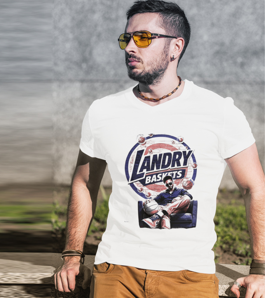 Landry Fields NBA New York Knicks Landry Baskets Basketball T-Shirt