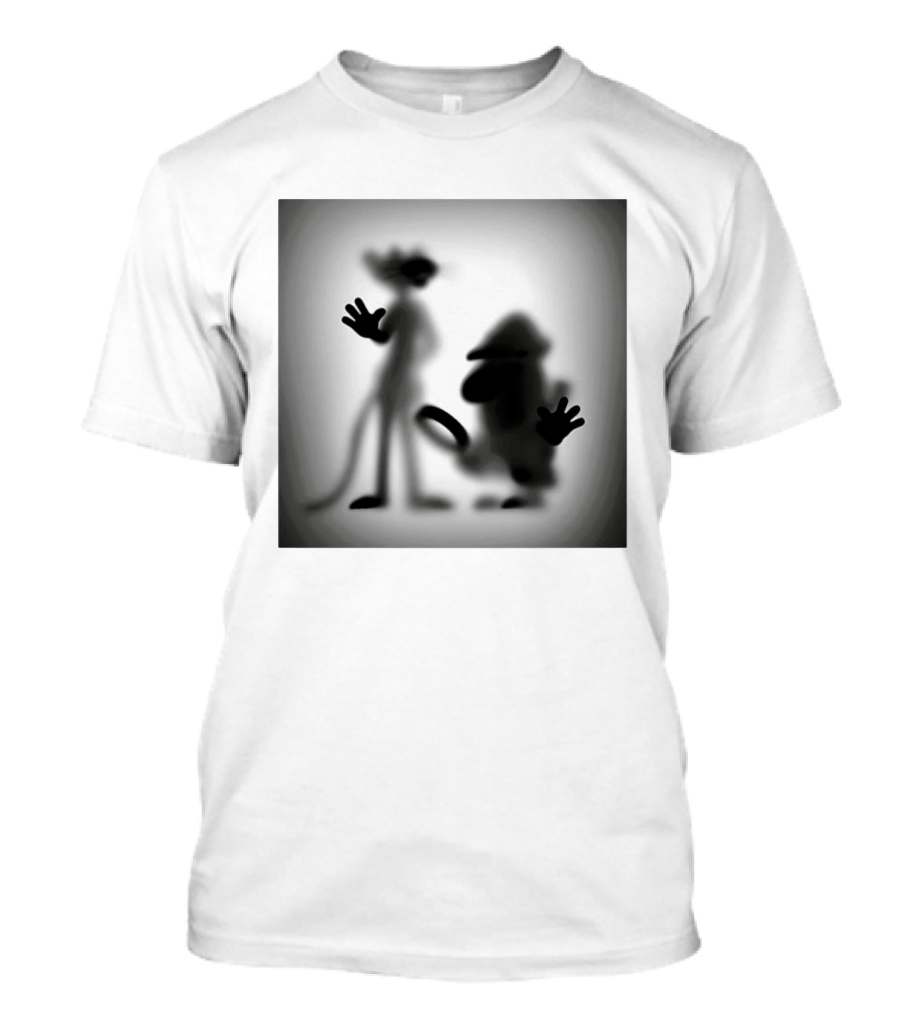 Pink Panther Inspector Clouseau Shadow Figure Duo T-Shirt