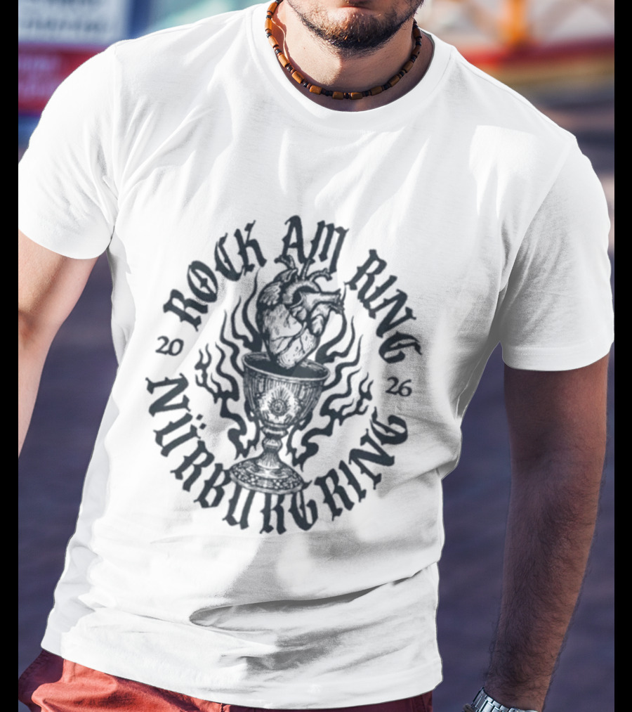 Rock Am Ring Festival 2026 Nurburgring Chalice Design June 5 7 T-Shirt