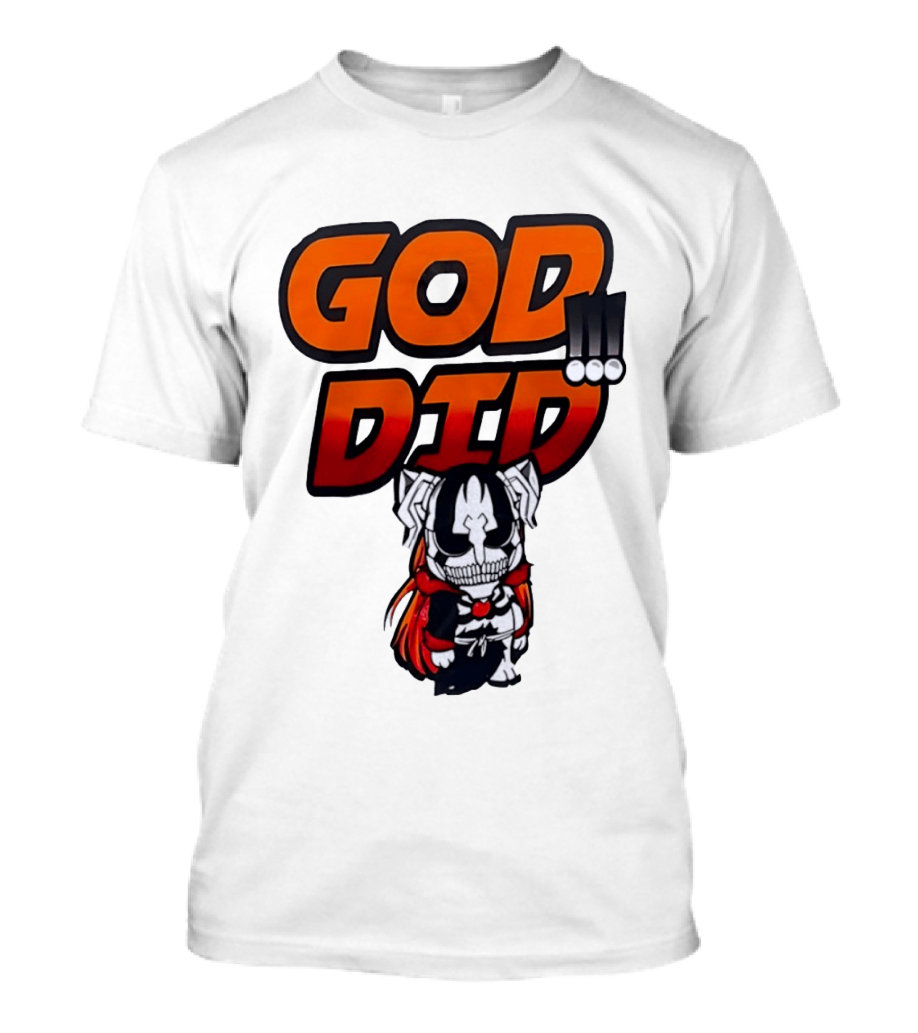 Ichigo Kurosaki God Did Bleach Anime Chibi T-Shirt