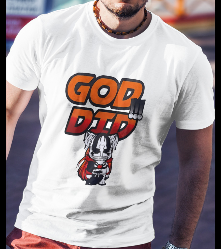 Ichigo Kurosaki God Did Bleach Anime Chibi T-Shirt
