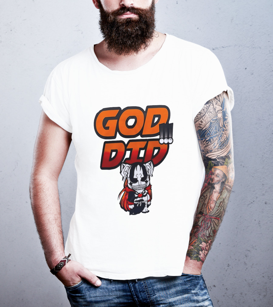 Ichigo Kurosaki God Did Bleach Anime Chibi T-Shirt