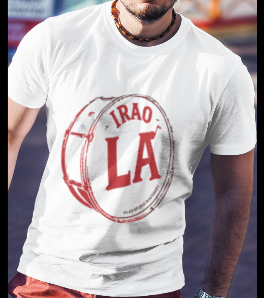 Irao LA Play Up Yer Bastards Barrel Red T-Shirt
