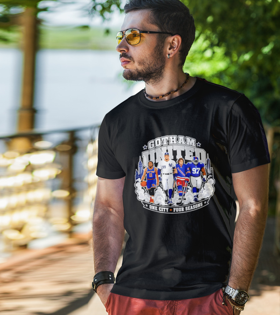 Gotham United New York One City Four Seasons T-Shirt
