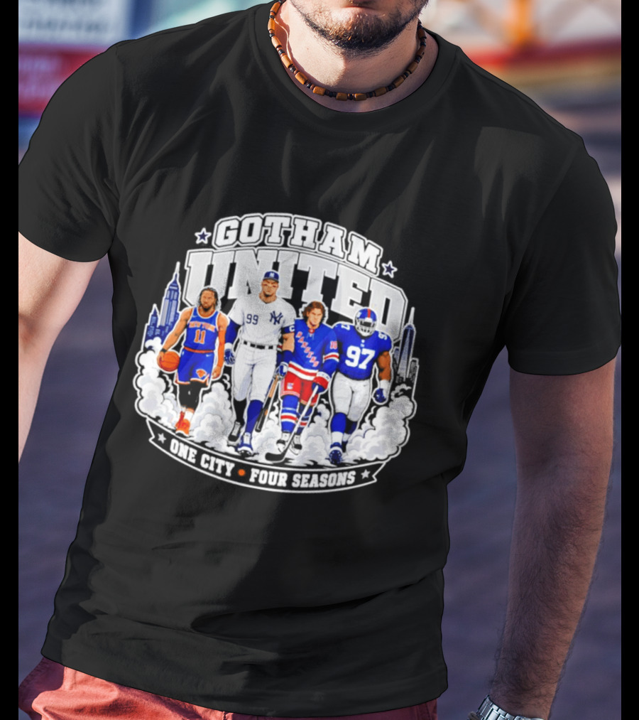 Gotham United New York One City Four Seasons T-Shirt