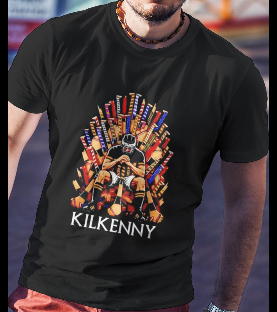 Kilkenny Hurling Iron Throne Game Of Hurls T-Shirt