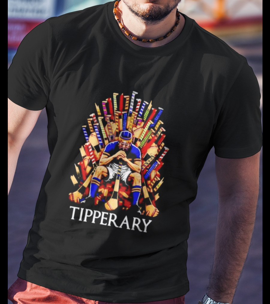 Tipperary Game Of Hurls Throne Hurling Sports Fan Gear T-Shirt