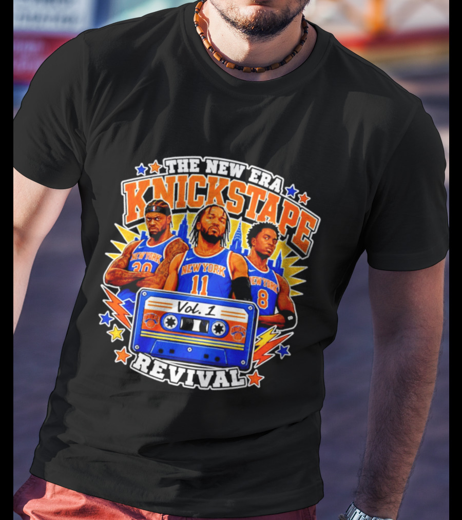 New York Knicks The New Era Knickstape Vol 1 Revival T-Shirt