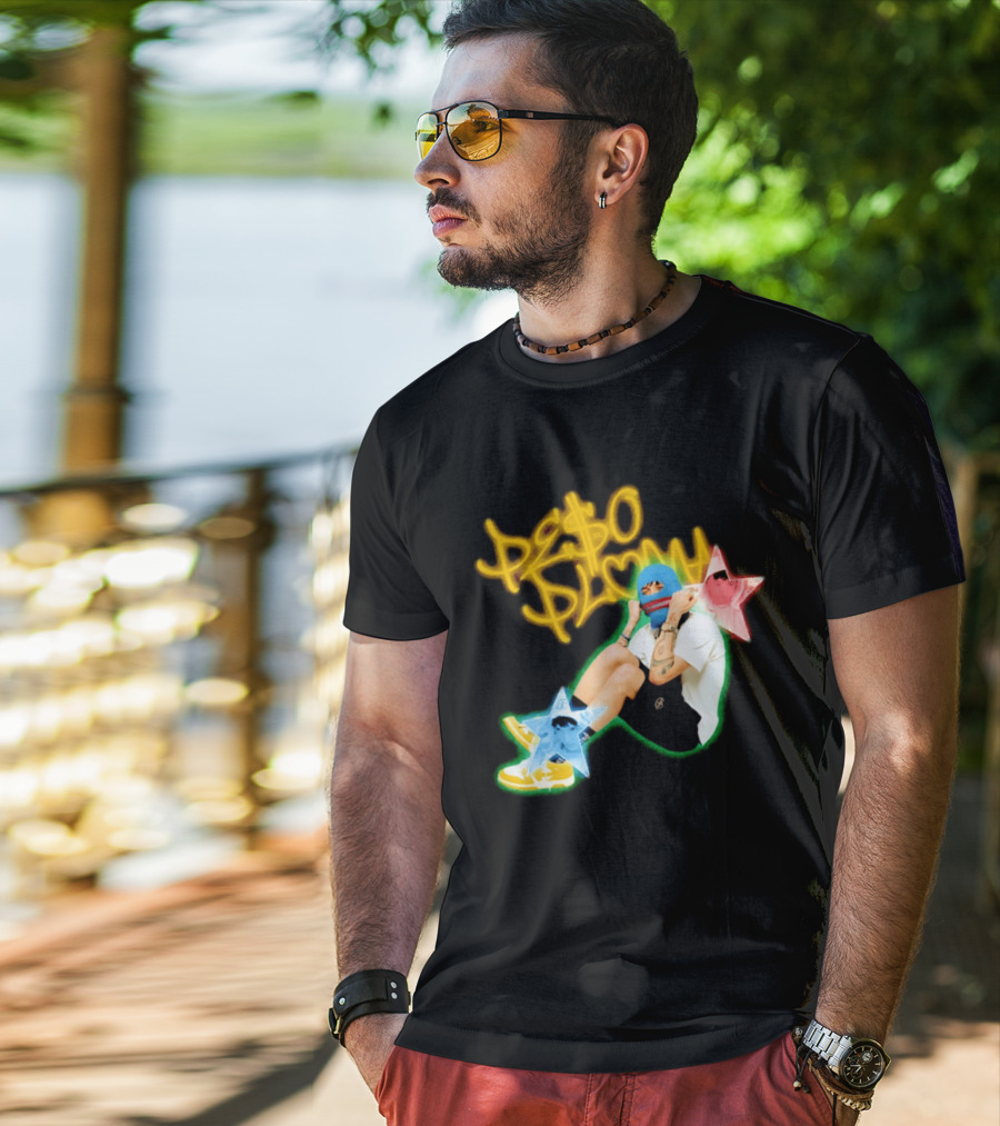 Peso Pluma Zero Love Balaclava Stars P Hundred T-Shirt