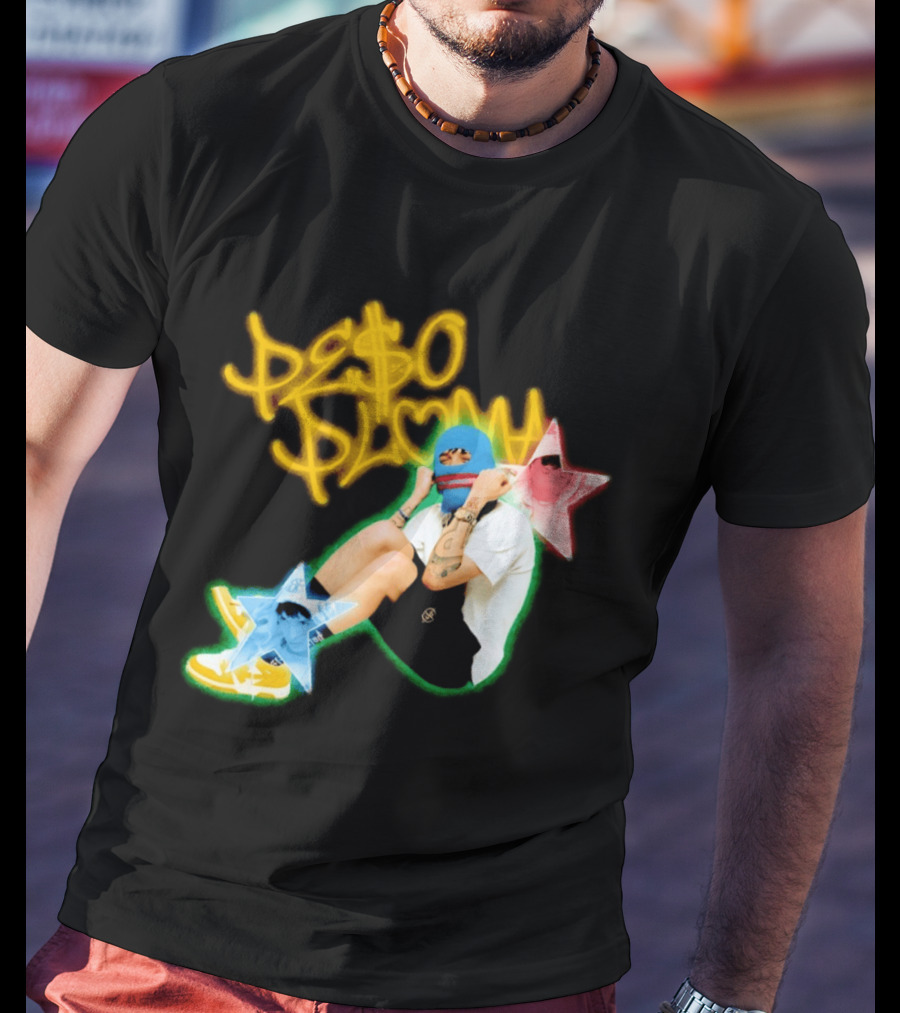 Peso Pluma Zero Love Balaclava Stars P Hundred T-Shirt