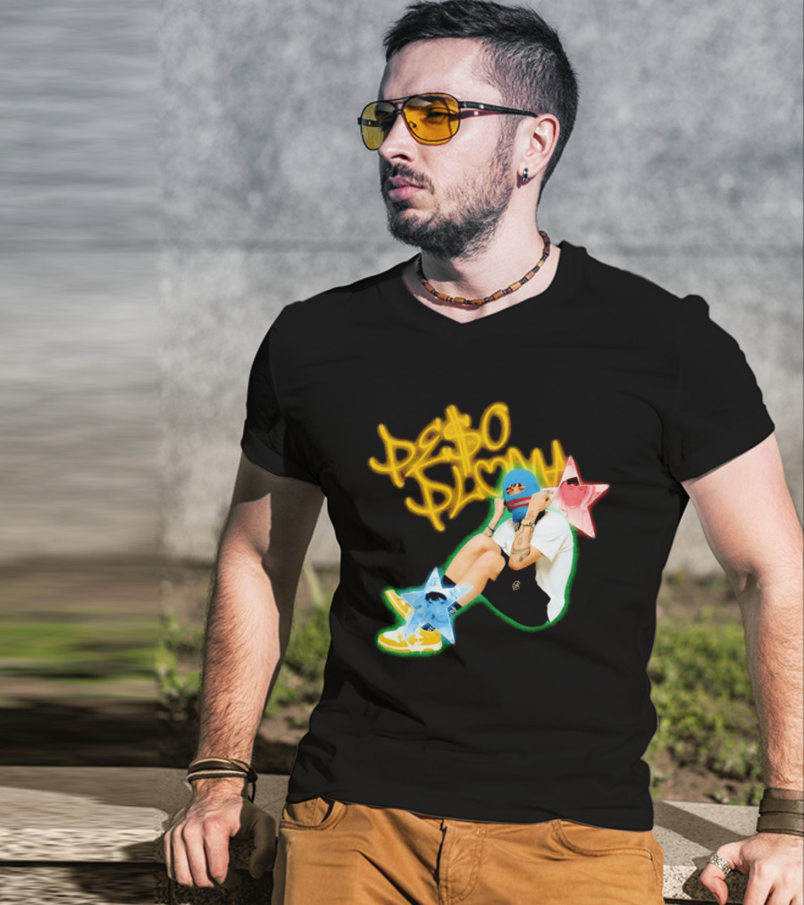 Peso Pluma Zero Love Balaclava Stars P Hundred T-Shirt