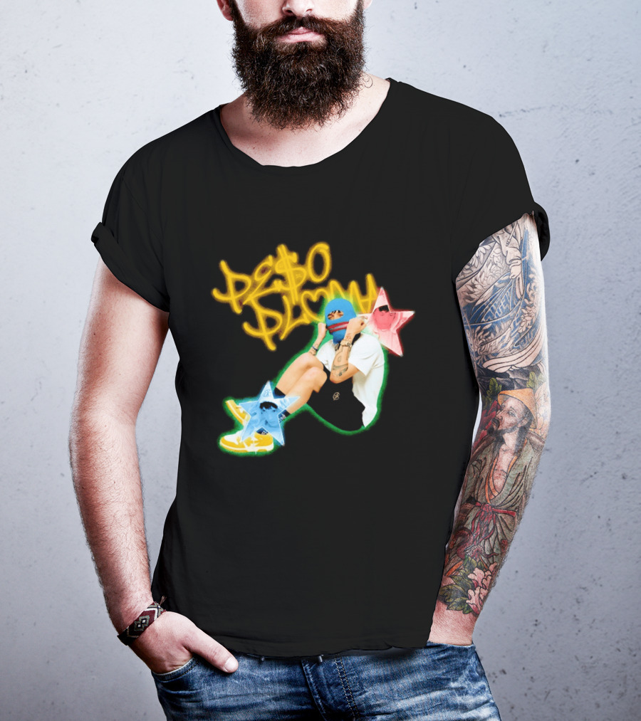 Peso Pluma Zero Love Balaclava Stars P Hundred T-Shirt