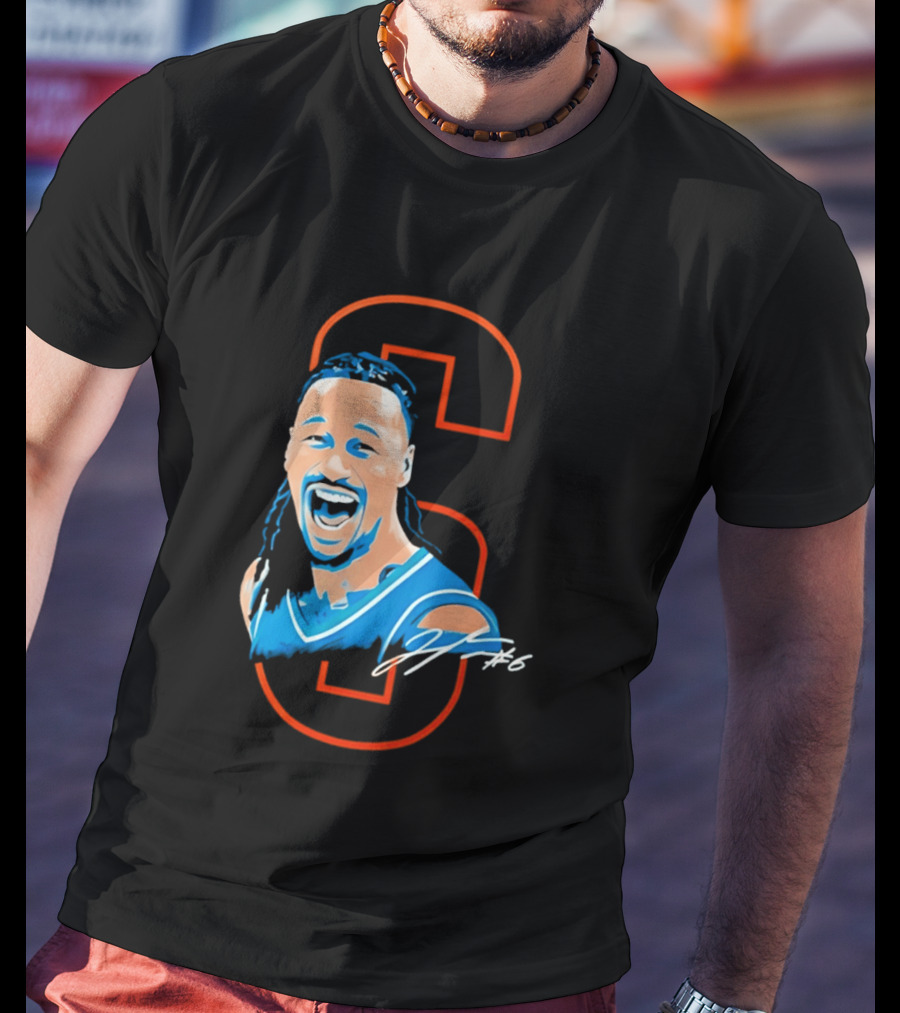 Jaylin Williams OKC Thunder #6 Cartoon T-Shirt