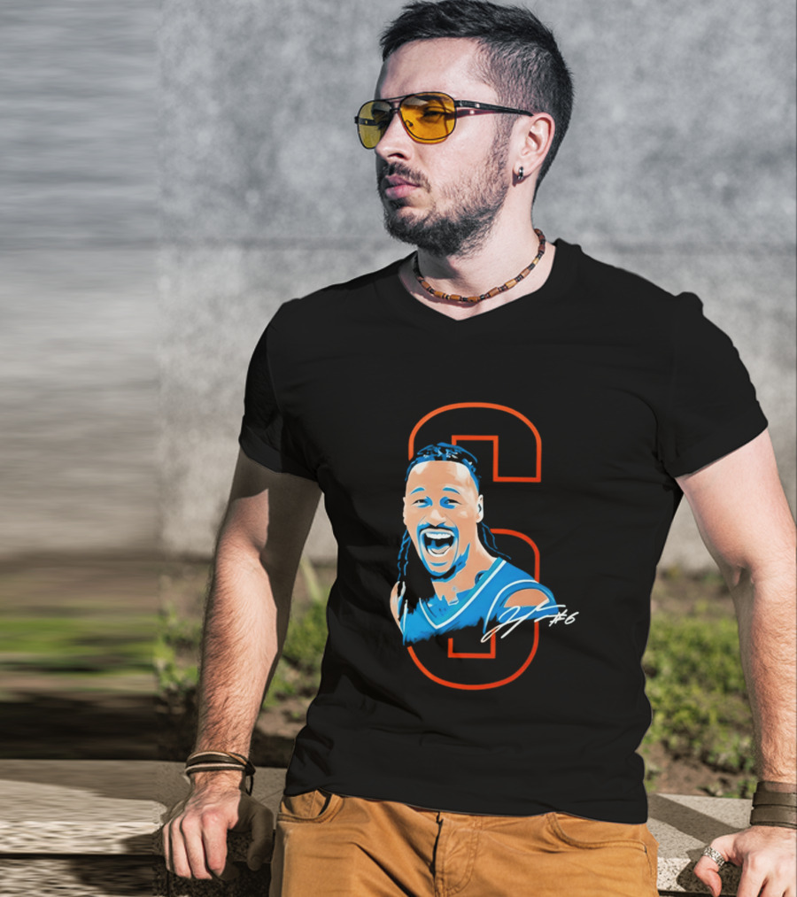 Jaylin Williams OKC Thunder #6 Cartoon T-Shirt