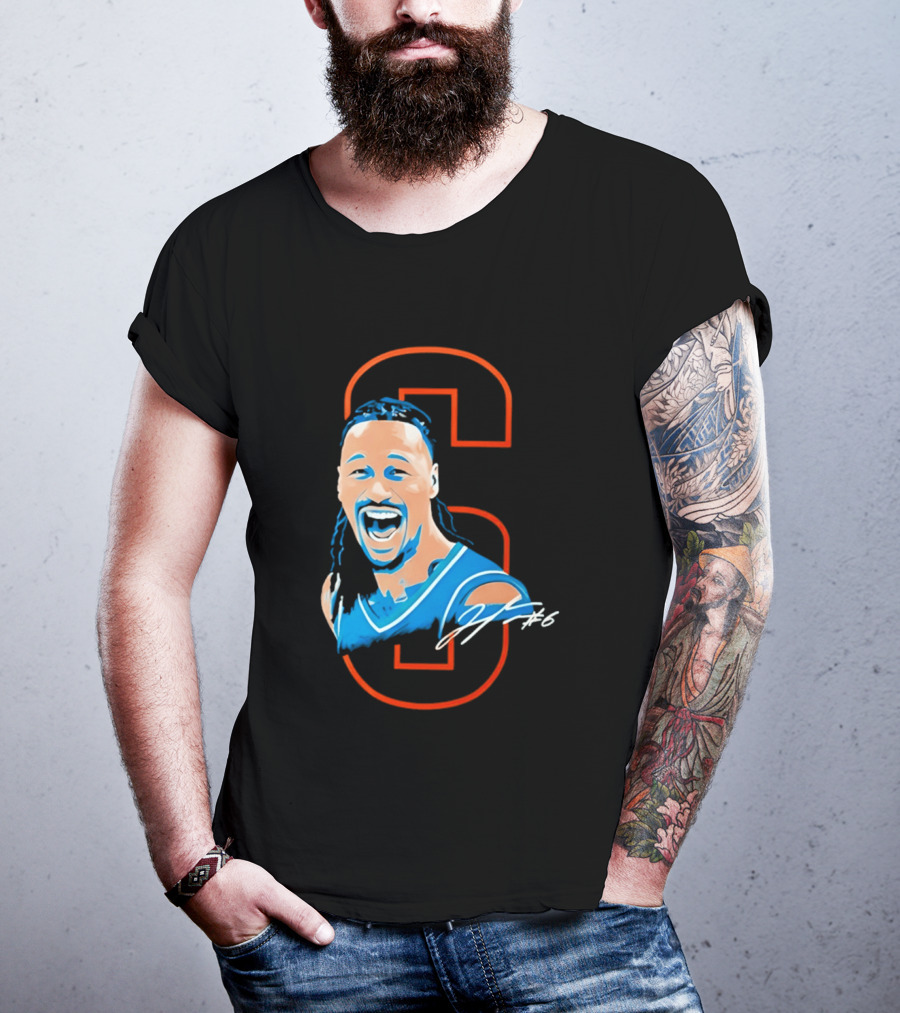 Jaylin Williams OKC Thunder #6 Cartoon T-Shirt