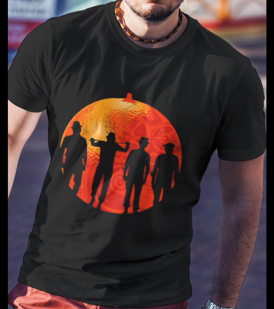 A Work Orange The Droogs Silhouettes Orange Gang T-Shirt
