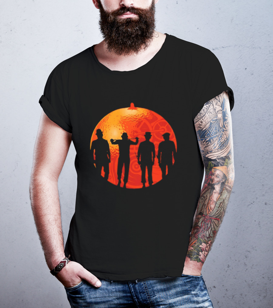 A Work Orange The Droogs Silhouettes Orange Gang T-Shirt