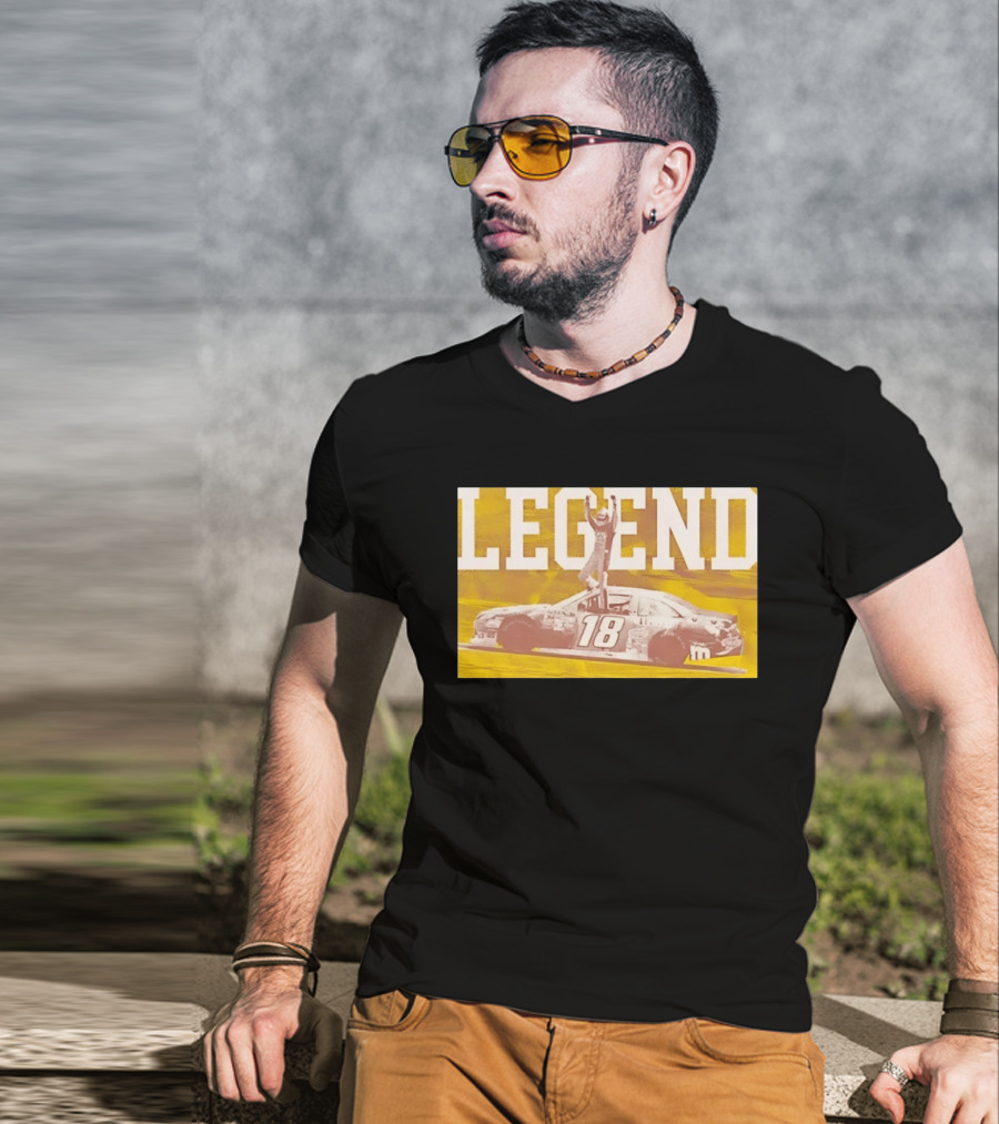 Kyle Busch 18 M&M Legend NASCAR Victory Celebration T-Shirt