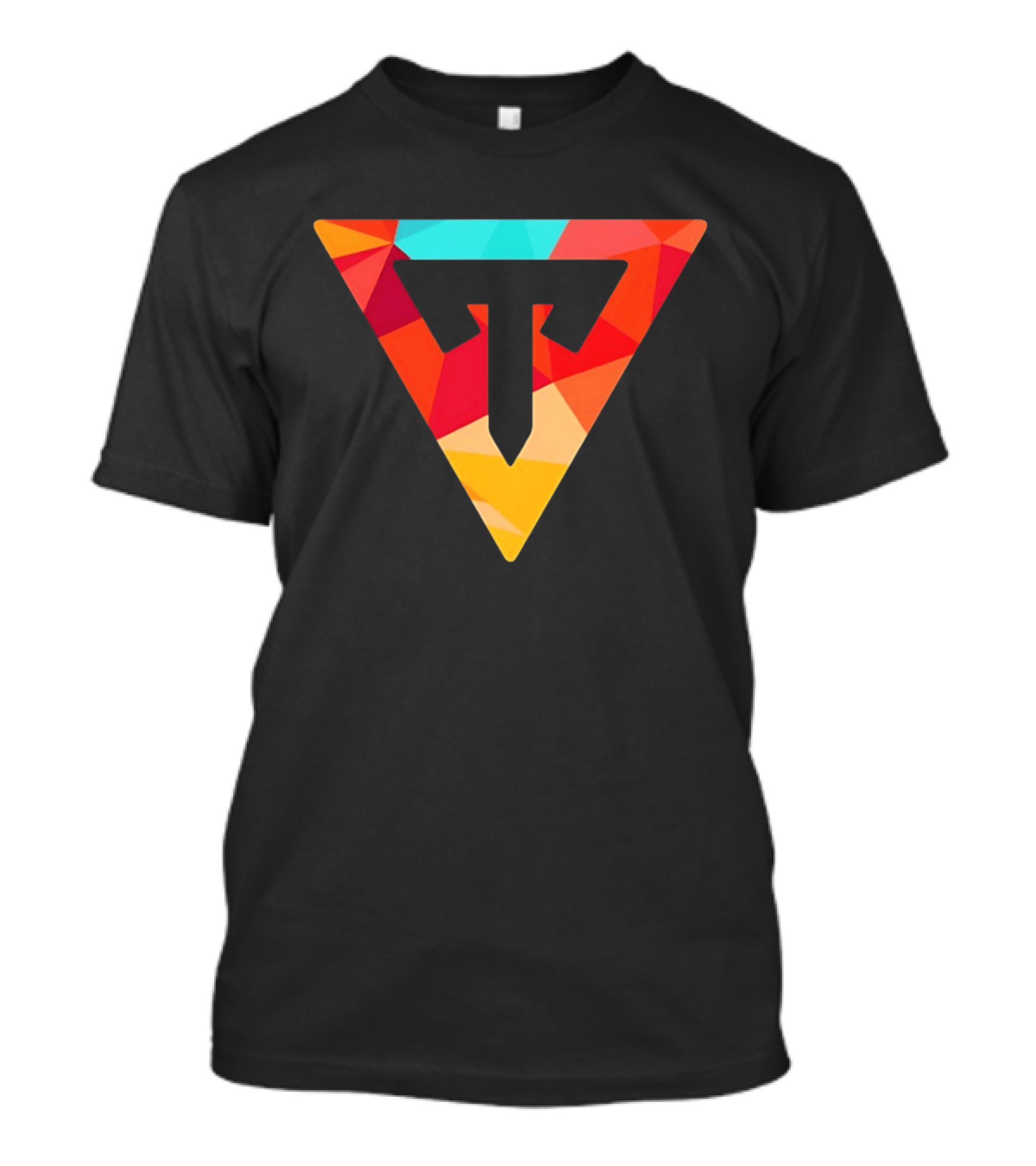 Typical Gamer Logo Colorful Triangular T-Shirt