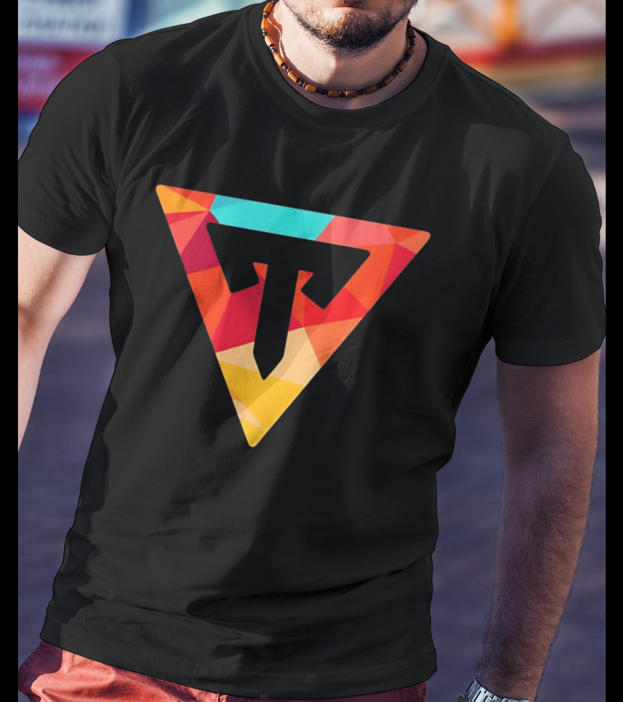 Typical Gamer Logo Colorful Triangular T-Shirt