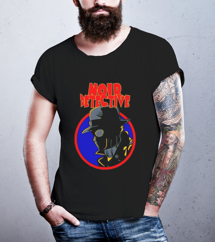 Noir Detective Private Investigator Mystery Solver T-Shirt