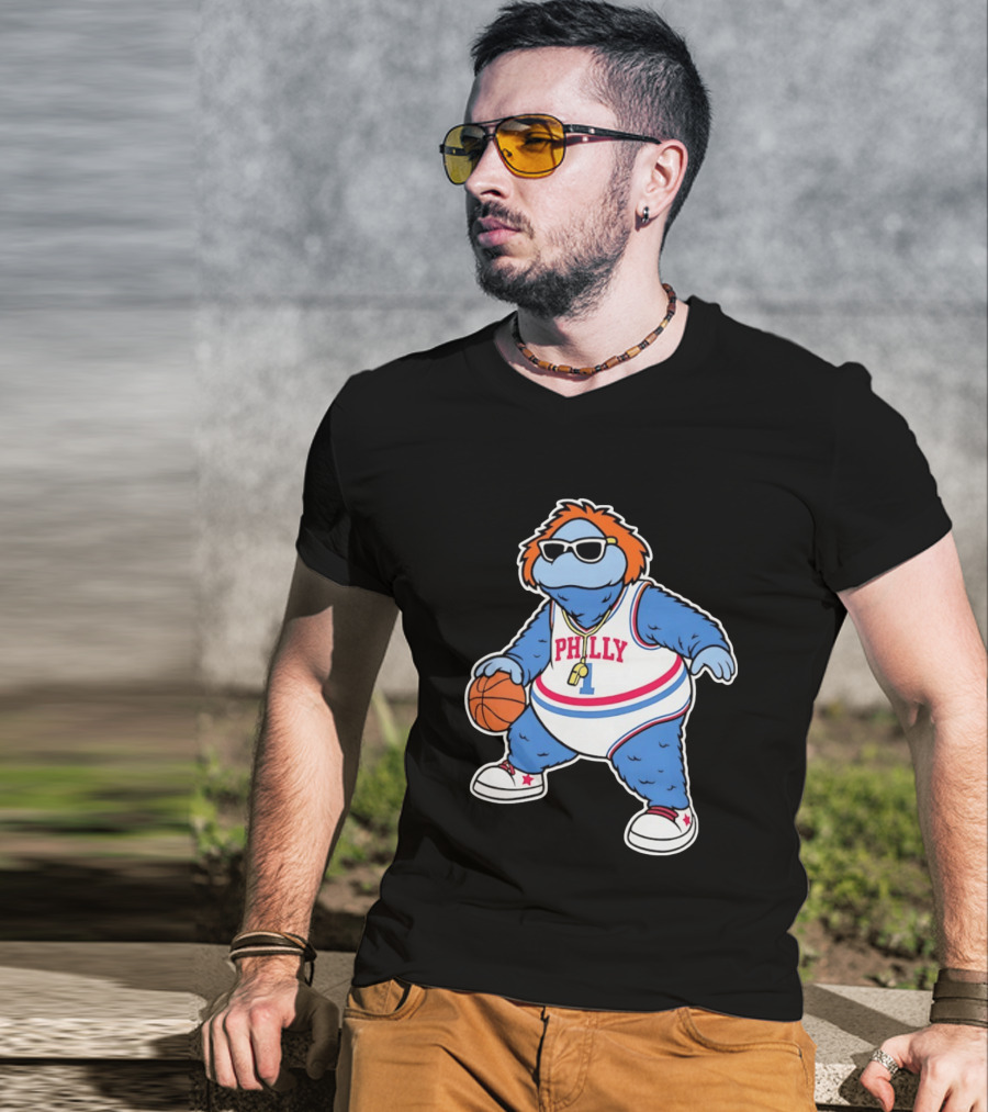 Philly Hoops Monster 76ers Hip Hop T-Shirt