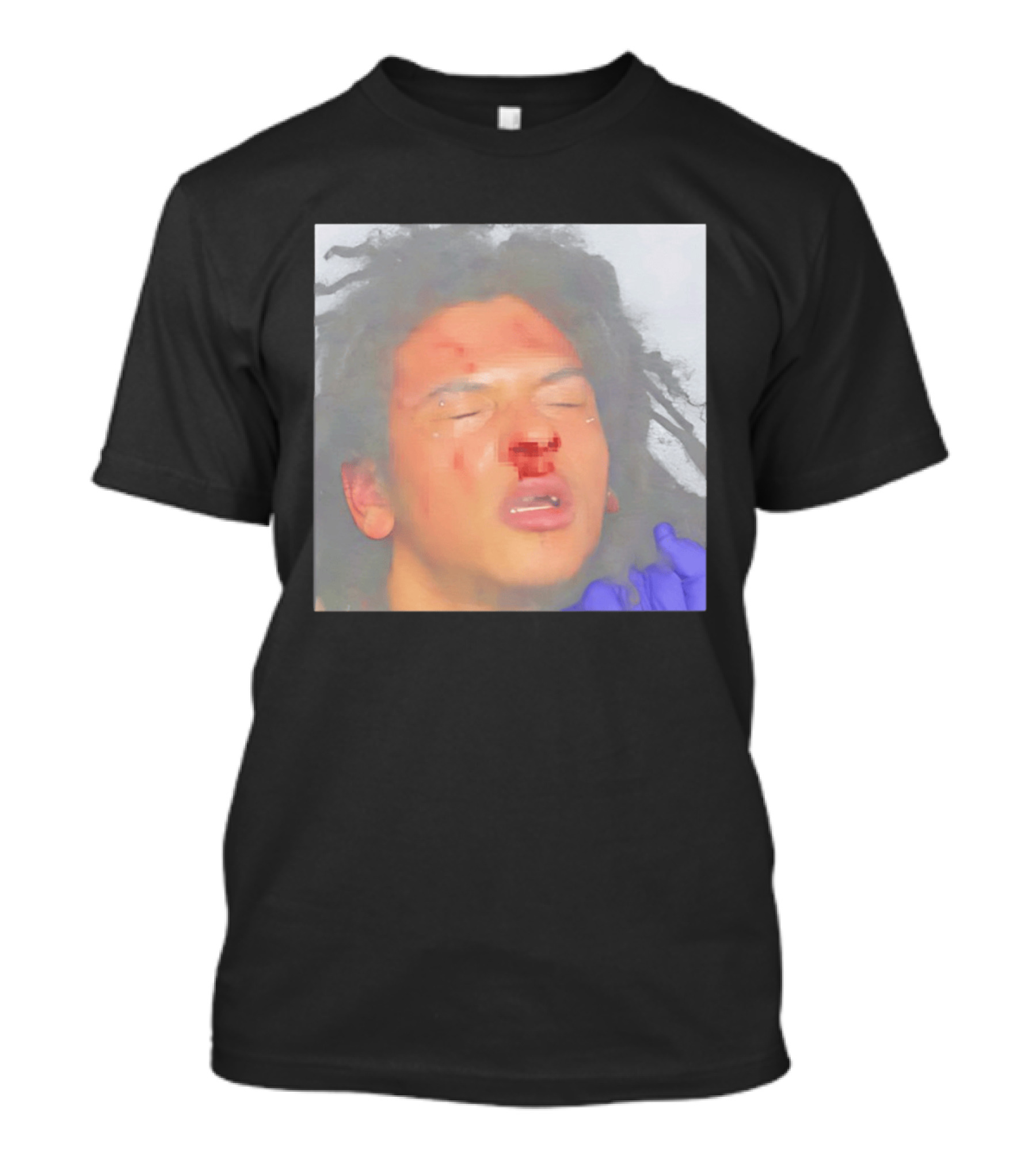 John Doe Unknown Player Generic Team Bloody Face T-Shirt