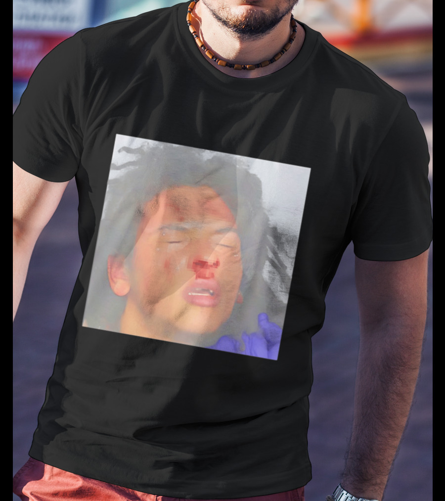 John Doe Unknown Player Generic Team Bloody Face T-Shirt