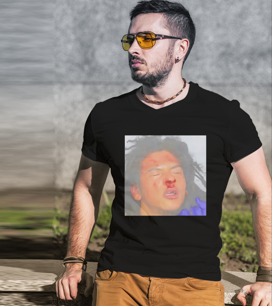 John Doe Unknown Player Generic Team Bloody Face T-Shirt