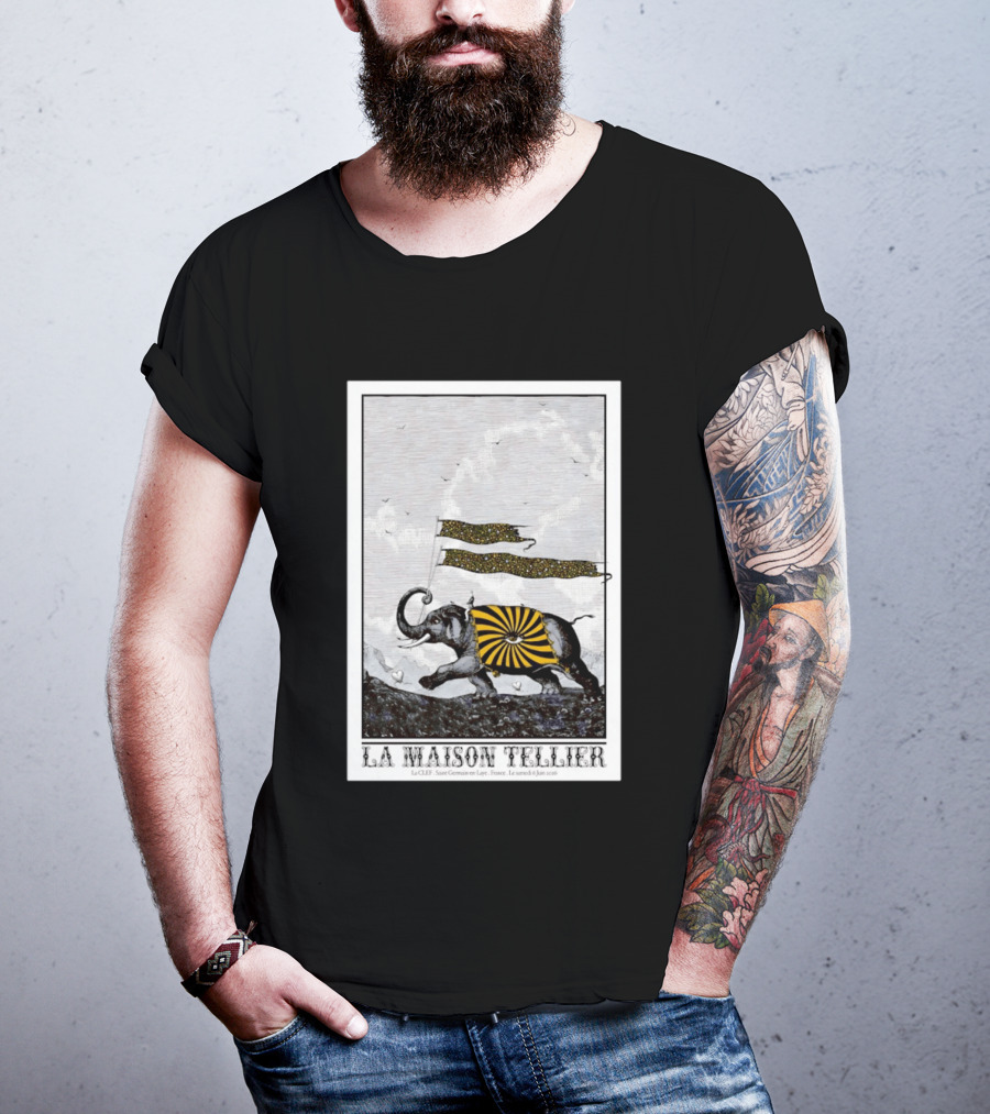 La Maison Tellier La CLEF Saint Germain En Laye Le Samedi 6 Juin 2026 Elephant T-Shirt