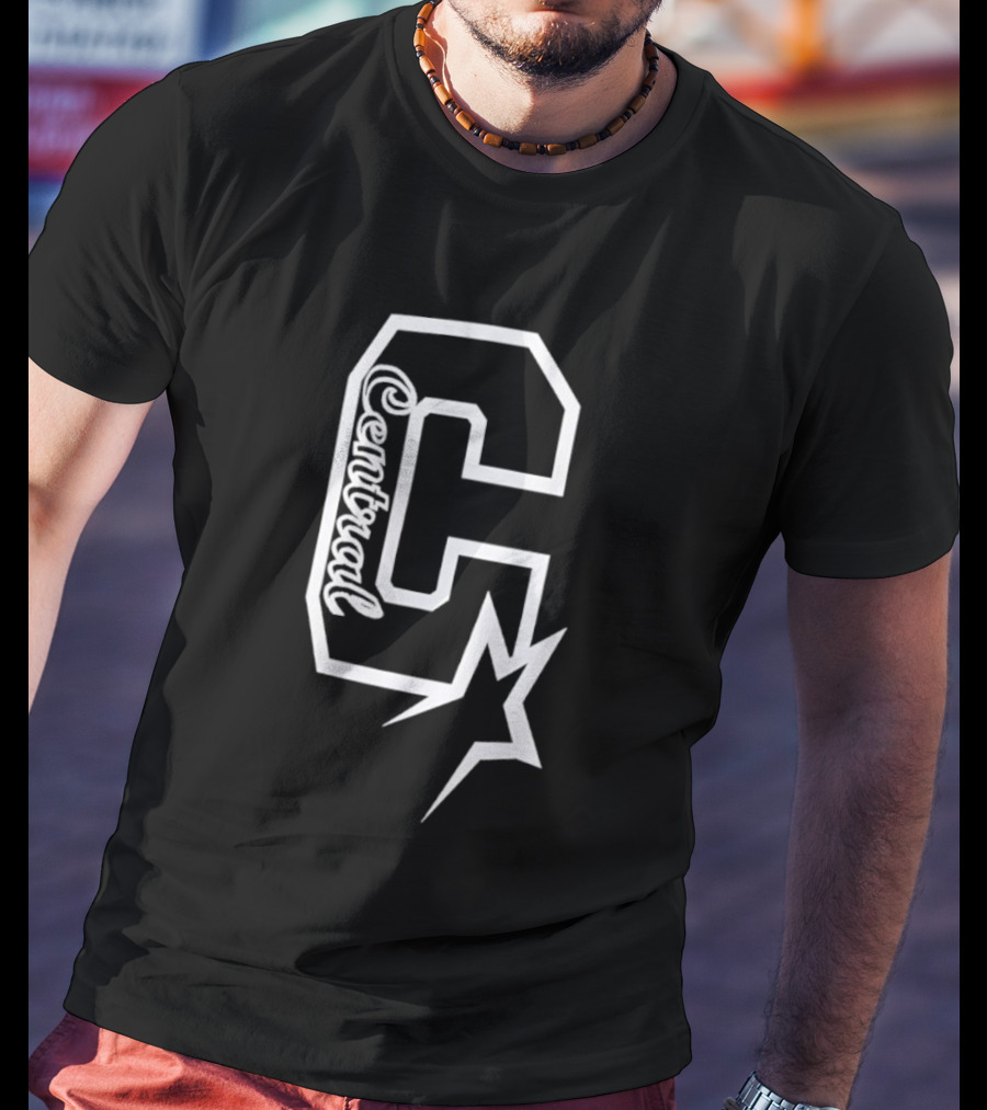 Centrual Word Letter C With Star T-Shirt
