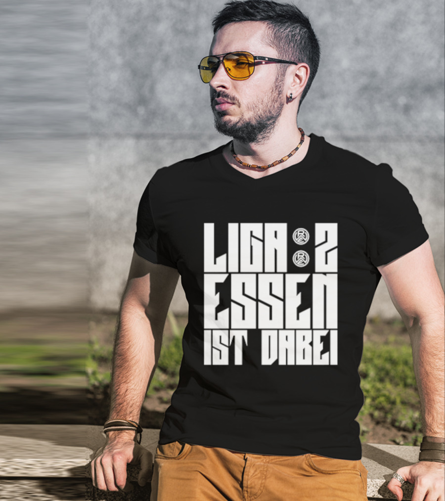 Liga 2 Essen Ist Dabei Soccer Celebration Football T-Shirt