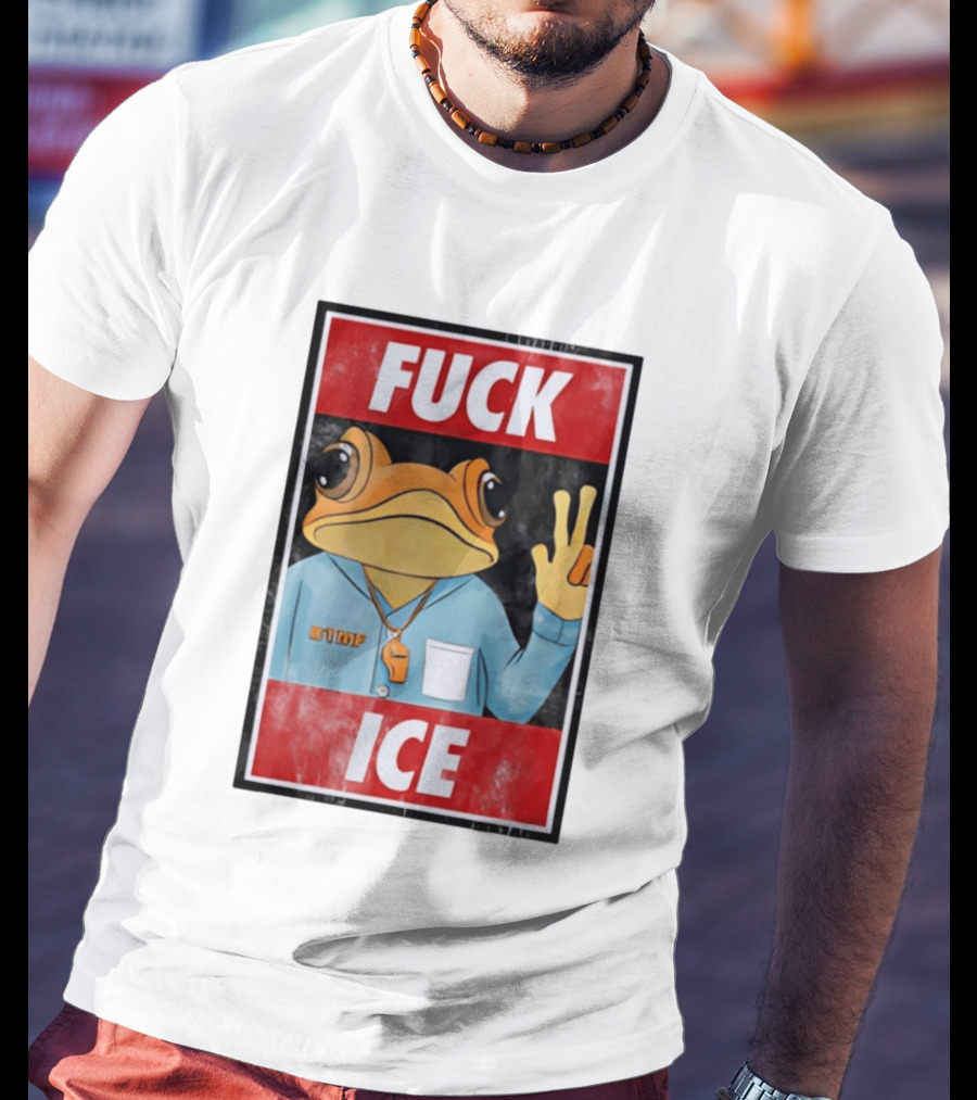 Fuck ICE DTMF Frog Whistle New York Knicks Player Basketball Sports T-Shirt