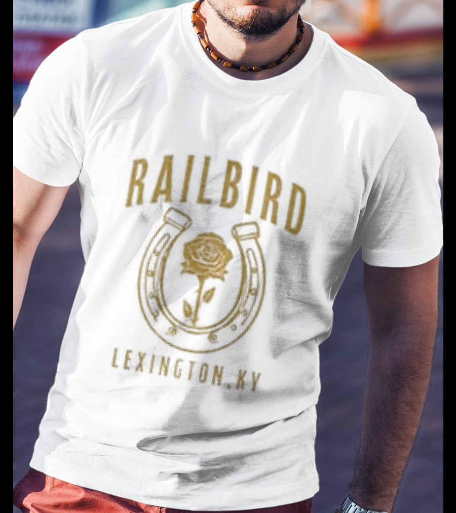 Railbird 2026 Lexington KY Music Festival June 6 7 Banjo Horseshoe T-Shirt