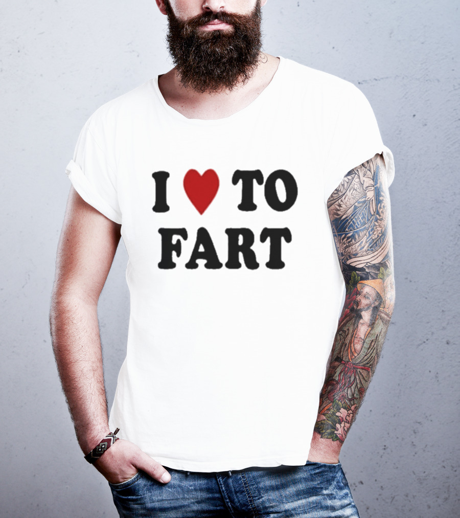 I Heart To Fart Bert Blyleven Humor T-Shirt