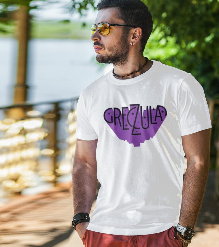 Greczula Starry Purple Tour 2026 Font T-Shirt