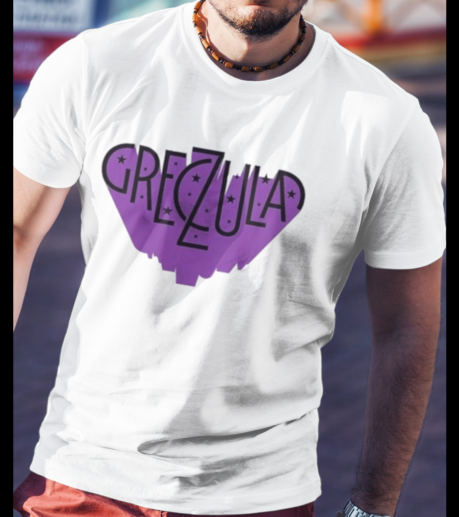 Greczula Starry Purple Tour 2026 Font T-Shirt