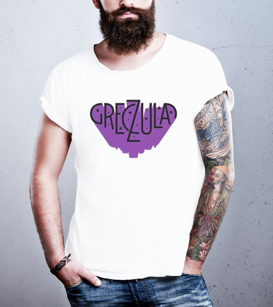 Greczula Starry Purple Tour 2026 Font T-Shirt