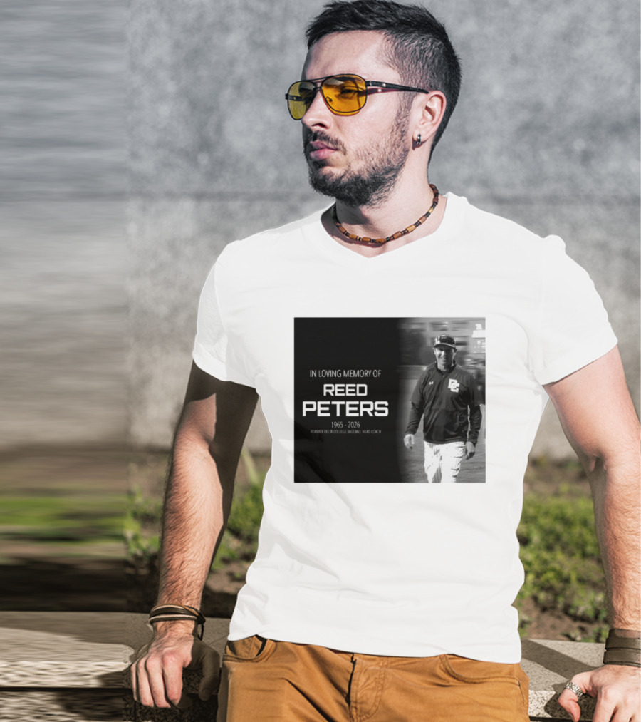 In Loving Memory Of Reed Peters 1965 2026 Former Delta College Baseball Head Coach Dc T-Shirt