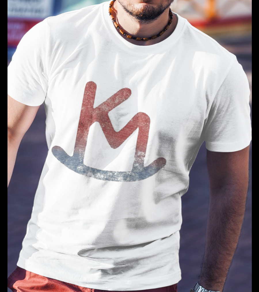 Kacey Musgraves KM Western Cattle Brand Red Blue T-Shirt
