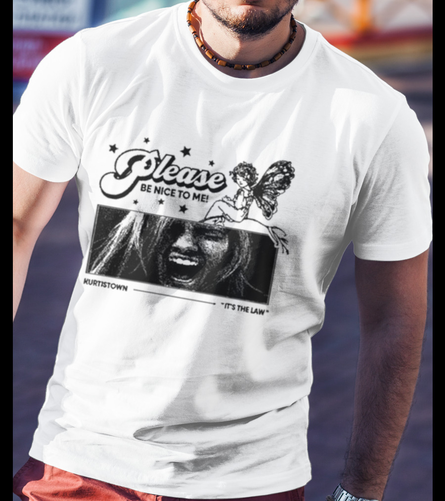 Please Be Nice To Me Fairy Kurtis Conner PBNTM Screaming T-Shirt