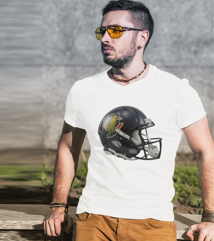 Chicago Bears Indiana Corn Helmet 2026 Edition T-Shirt