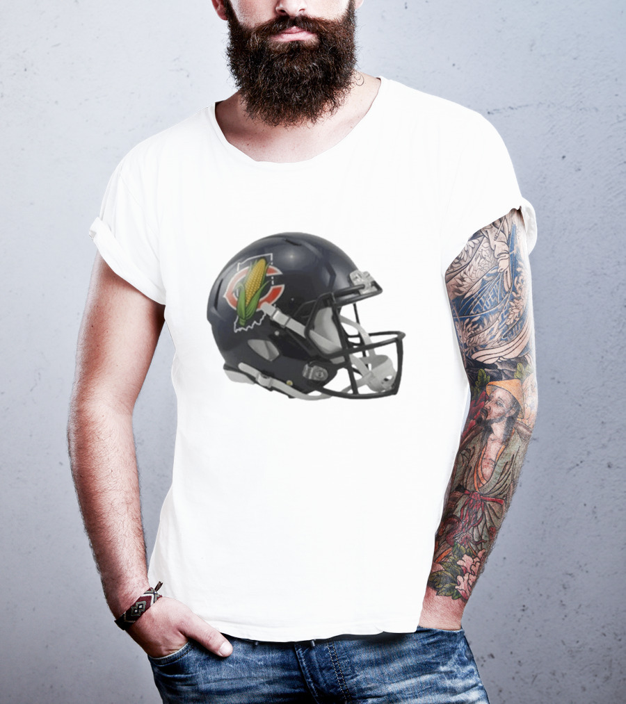 Chicago Bears Indiana Corn Helmet 2026 Edition T-Shirt