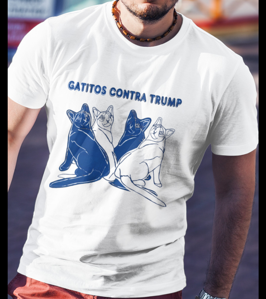 Gatitos Contra Trump Sphynx Cats T-Shirt